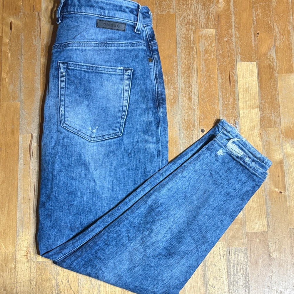 Diesel Candys-T tapered high rise jogger jeans